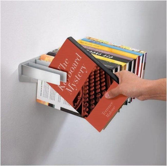 Invisible Wall-Mounted Bookshelf